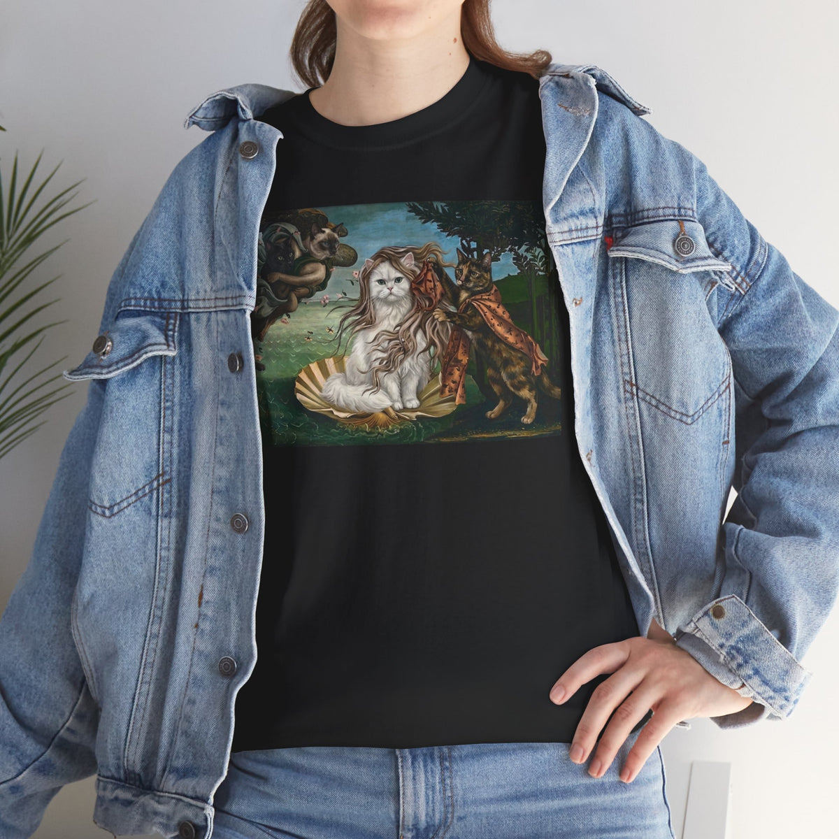 Birth of Venus Kitty T-Shirt — Vintage Art Cat Tee