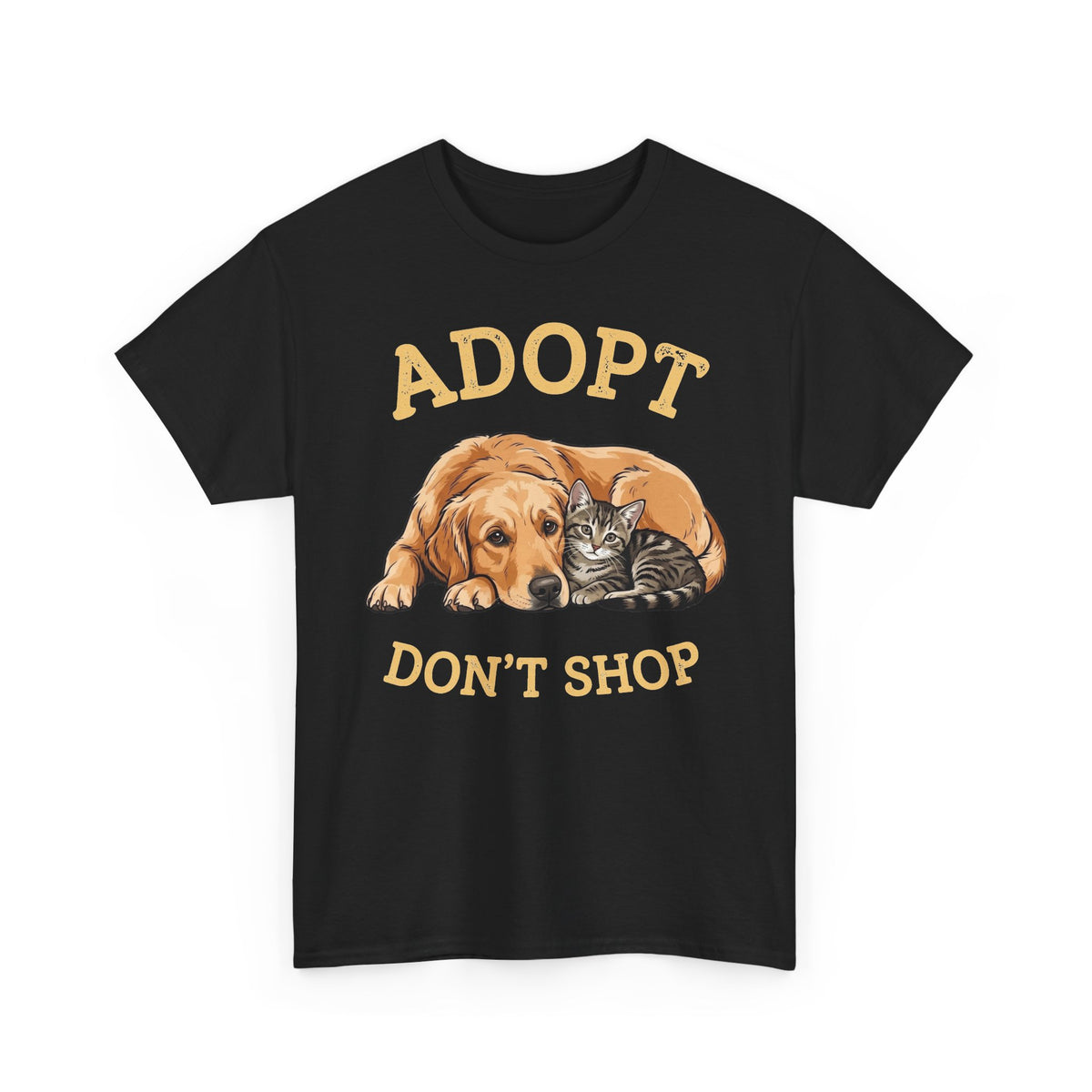 Adopt Don't Shop Tee — Rescue Dog &amp; Cat Animal Rescue Shirt