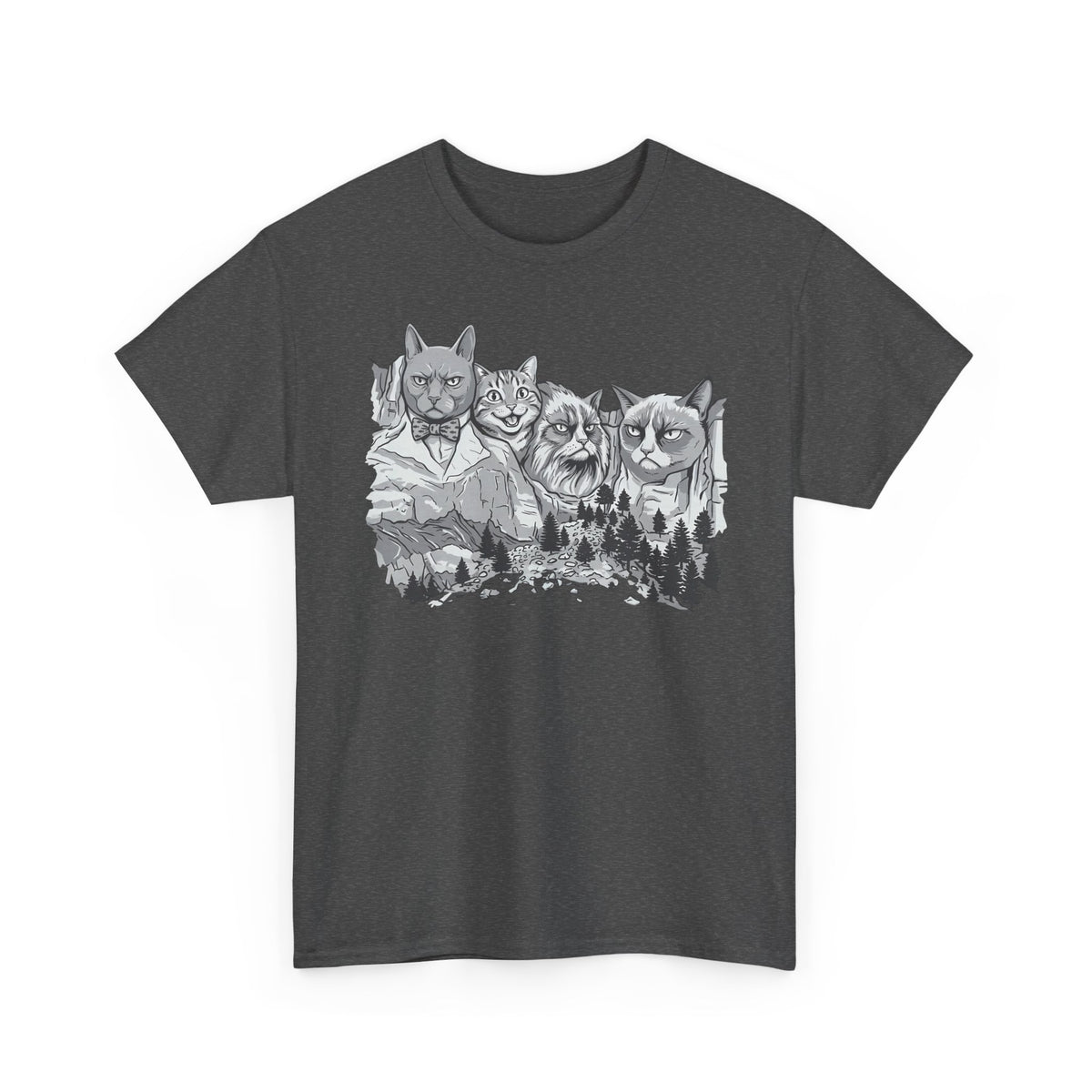 Rushmeow Graphic Tee — Cat Lover T-Shirt