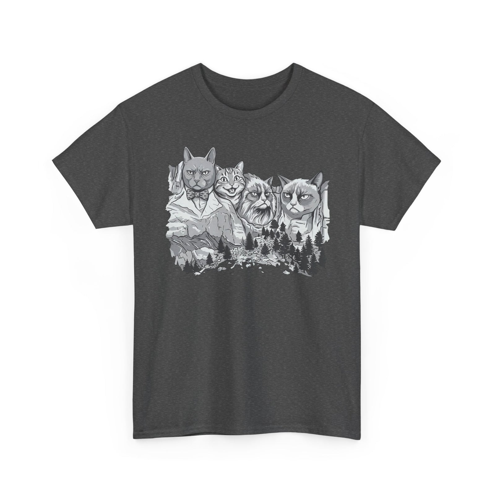Rushmeow Graphic Tee — Cat Lover T-Shirt