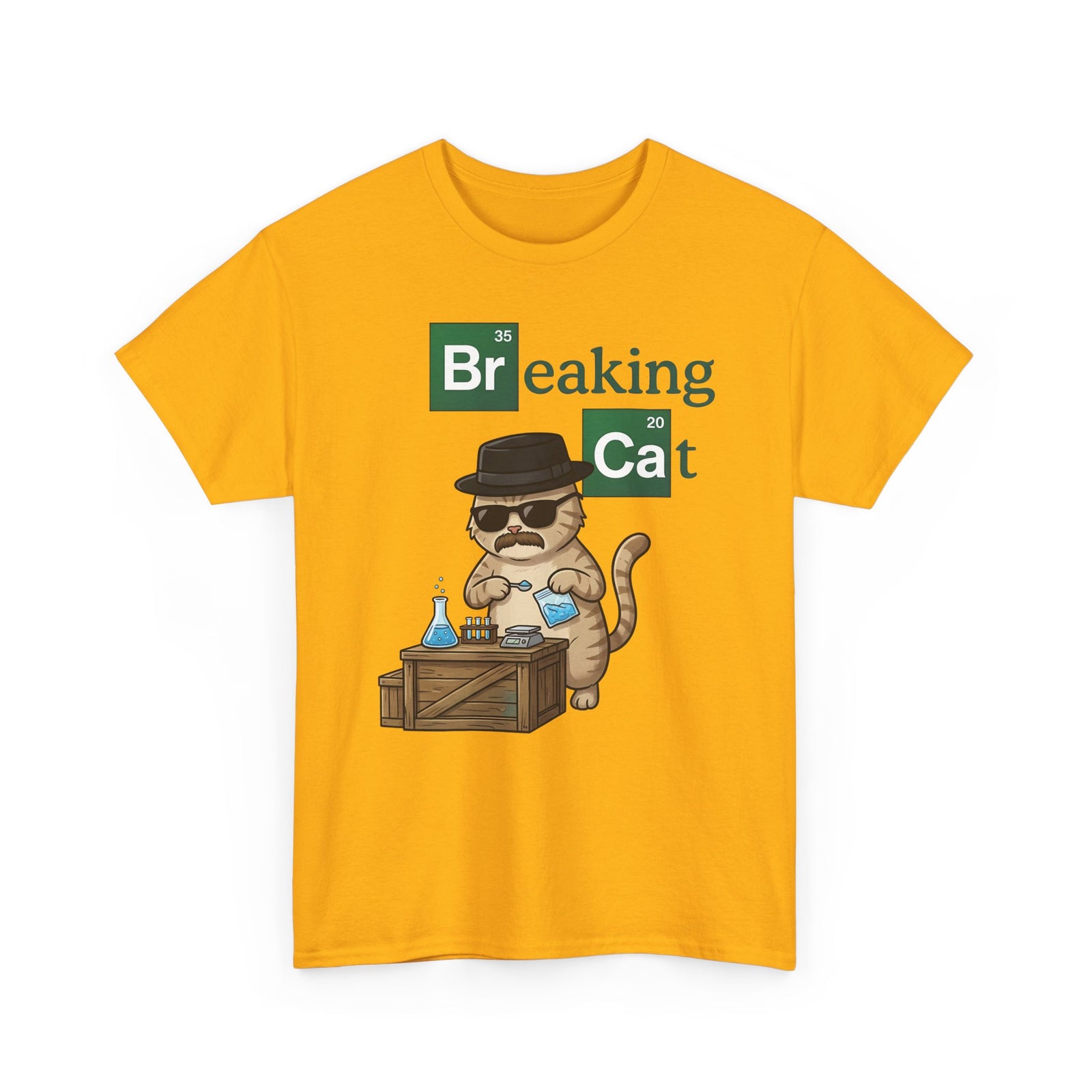 Breaking Cat T-Shirt — Funny Cat Graphic Tee