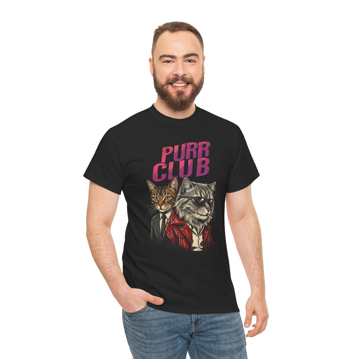 Purr Club Cat T-Shirt