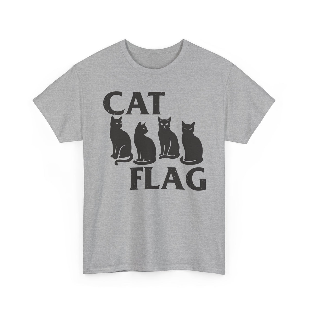 Cat Flag T-Shirt — Pride-Inspired Feline Graphic Tee