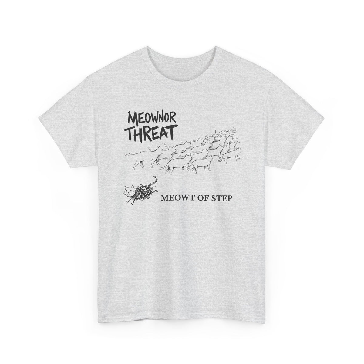 Meownor Thread Meowt Of Step T-Shirt — Funny Cat Dance Graphic Tee