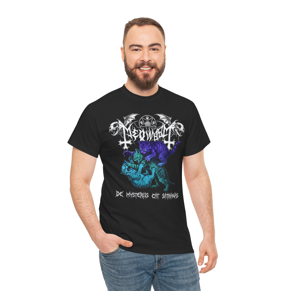 Meowmetal Cat Rock T-Shirt