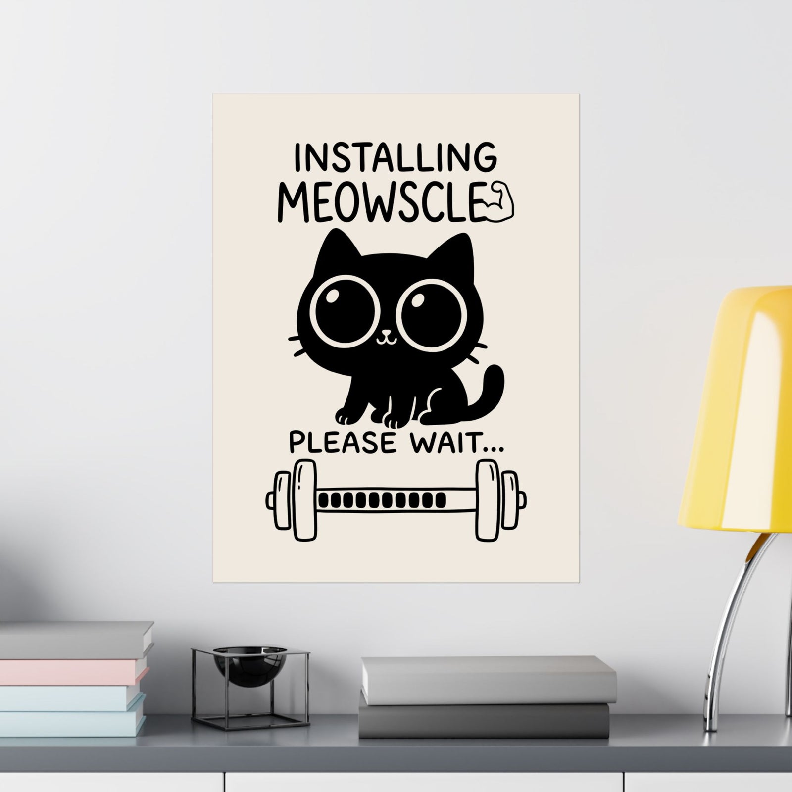 Installing Meowscles Poster