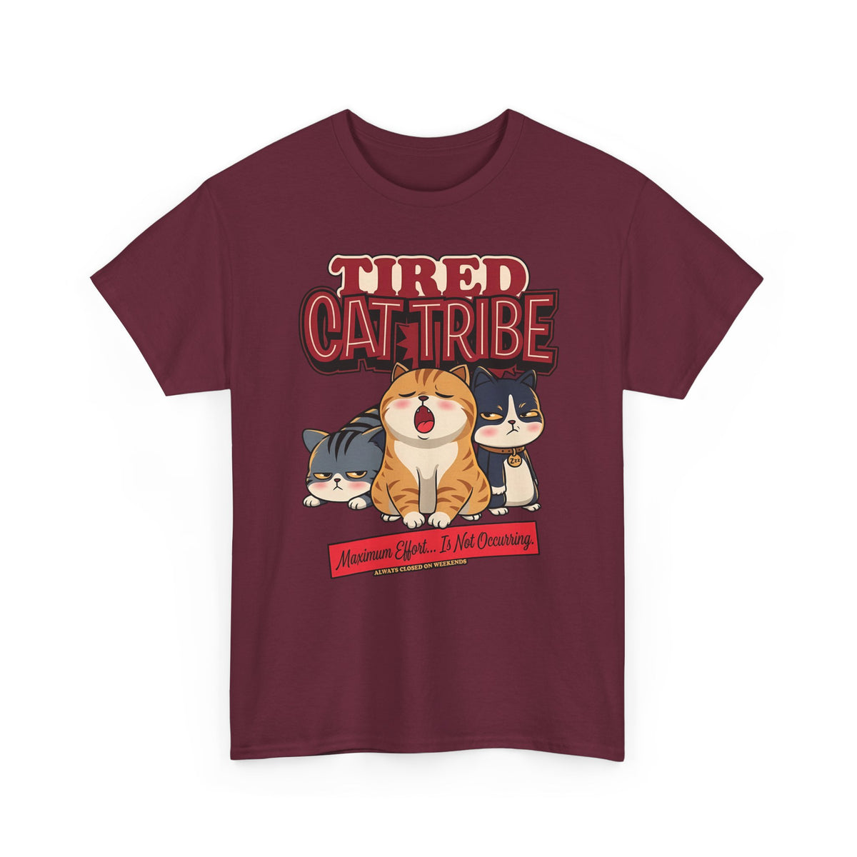 Tired Cat Tribe T-Shirt