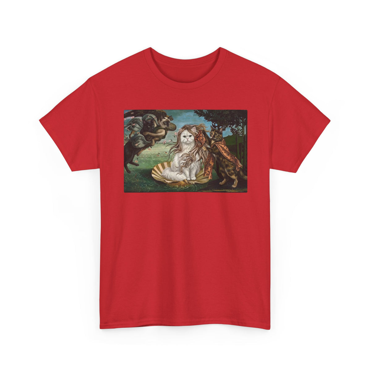 Birth of Venus Kitty T-Shirt — Vintage Art Cat Tee