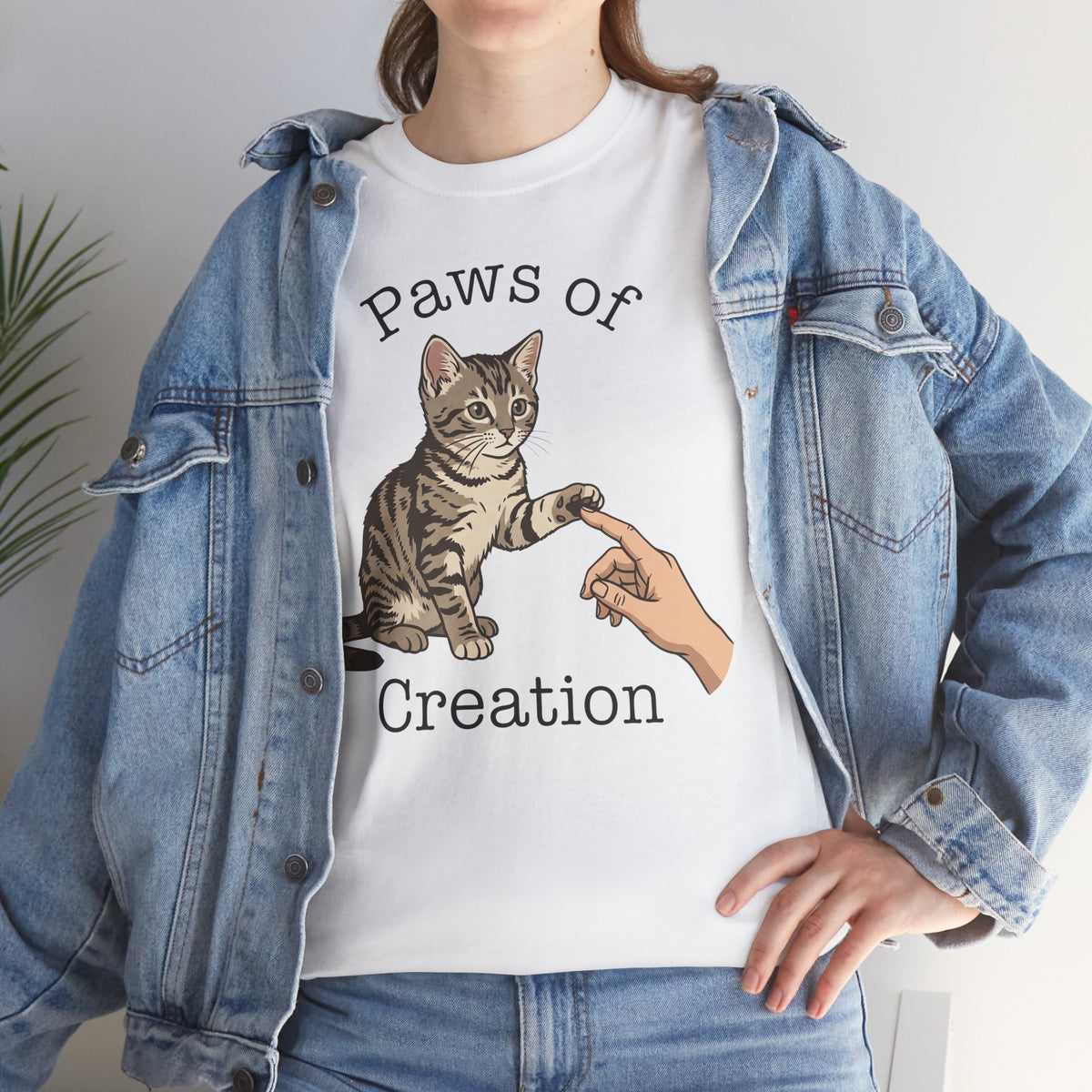 Paws of Creation Graphic Tee for Cat Lovers