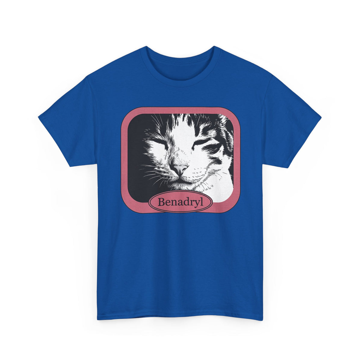 Cat After Benadryl T-Shirt — Funny Groggy Cat Tee