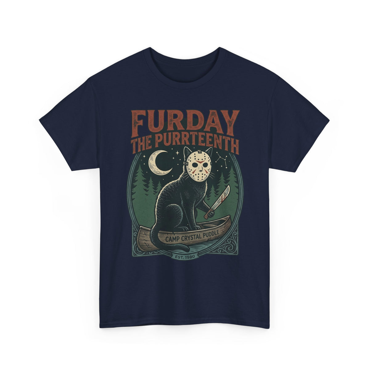 Horror Cat "Furday the Purrteenth" T-Shirt