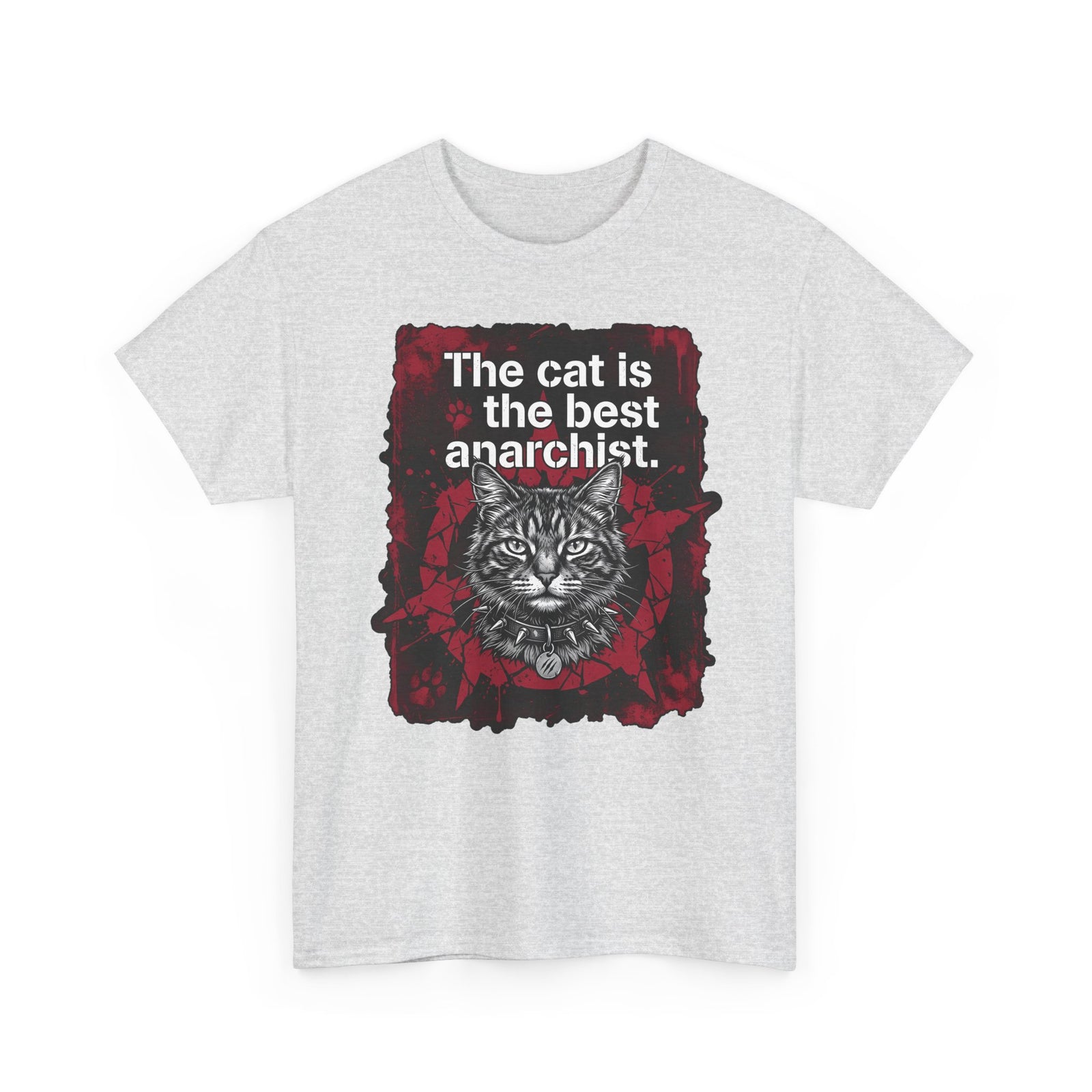 Anarchist Cat T-Shirt "The Cat Is the Best Anarchist"