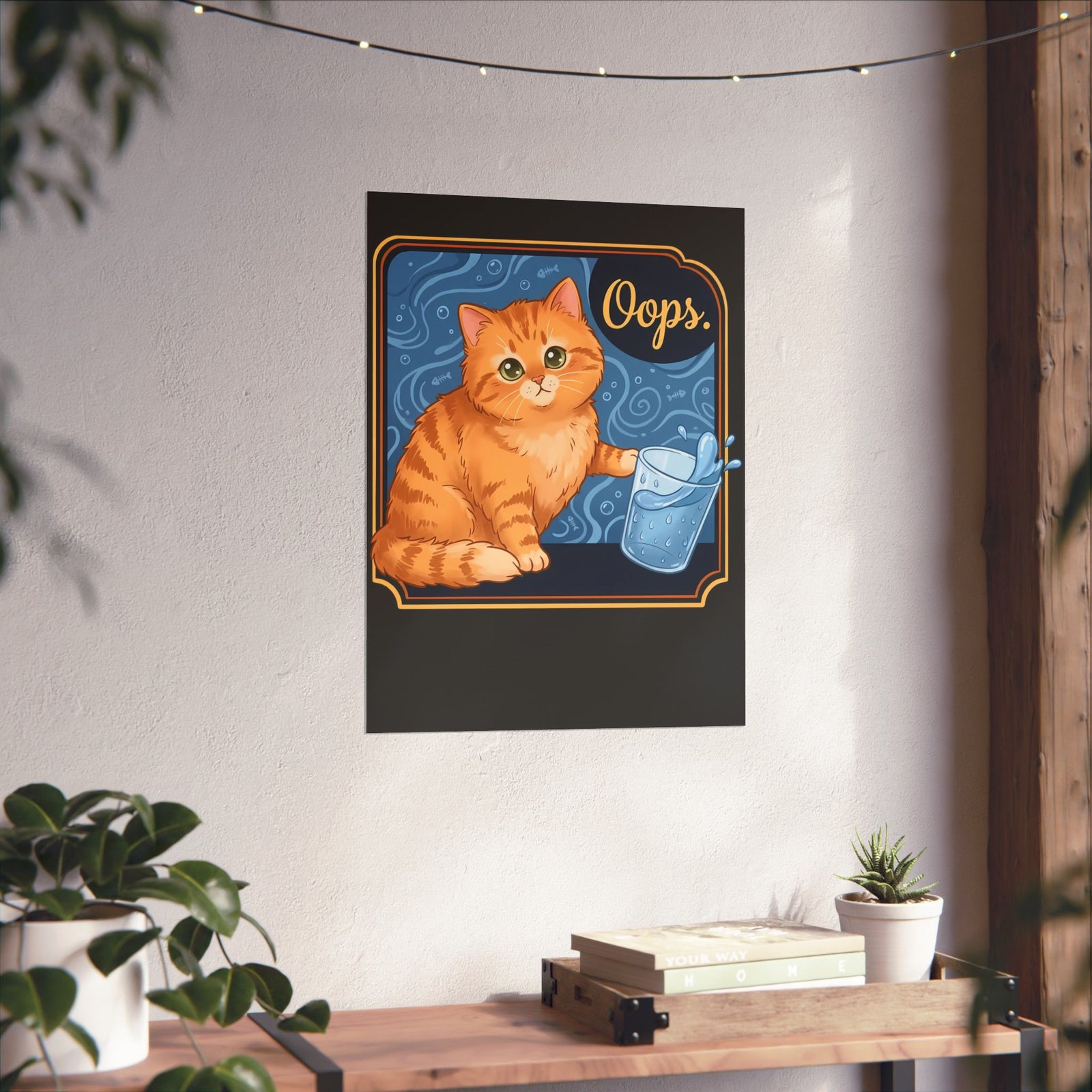 "I Do What I Want" Cat Poster Funny Rebellious Cat Poster