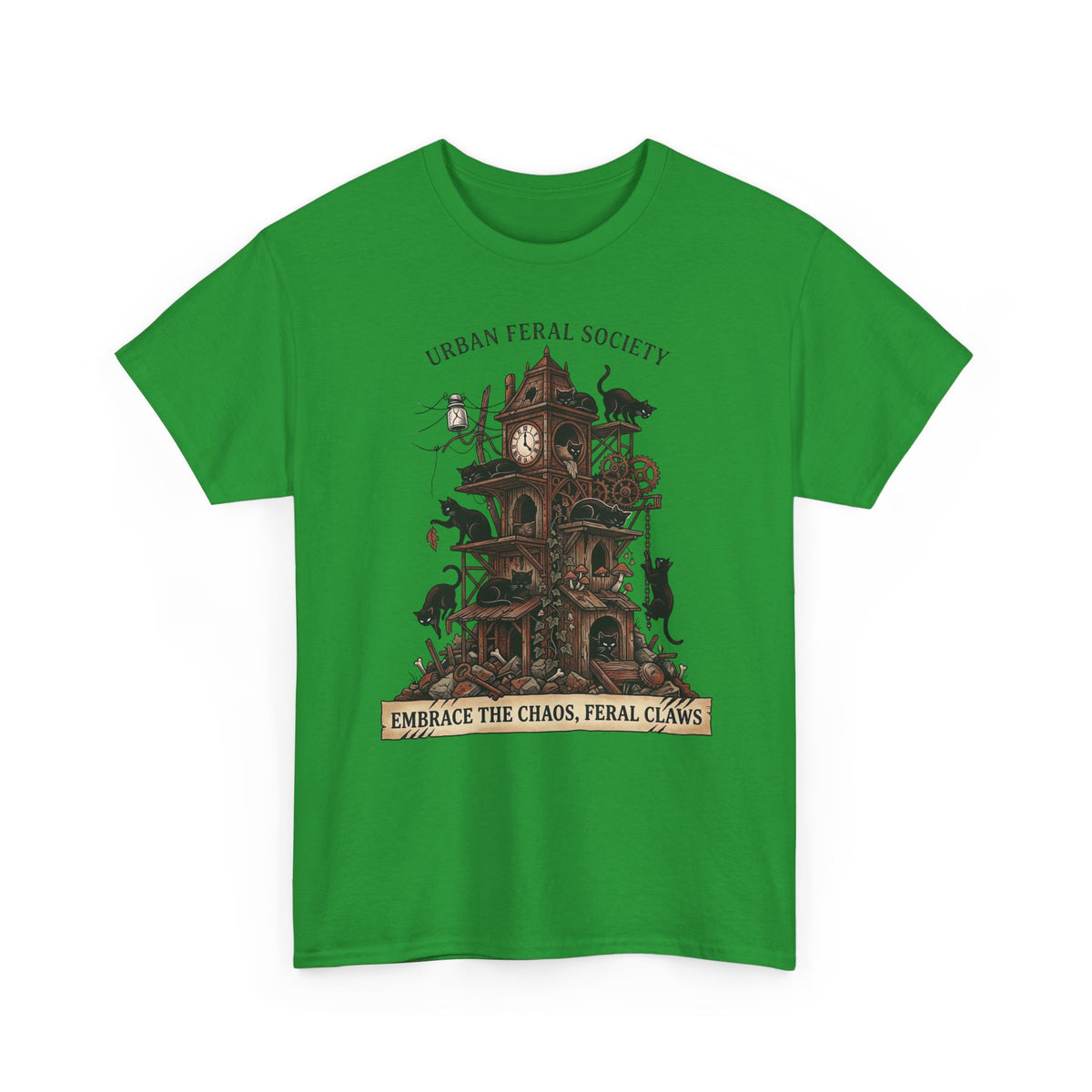 Black Cats Urban Feral Society T-Shirt