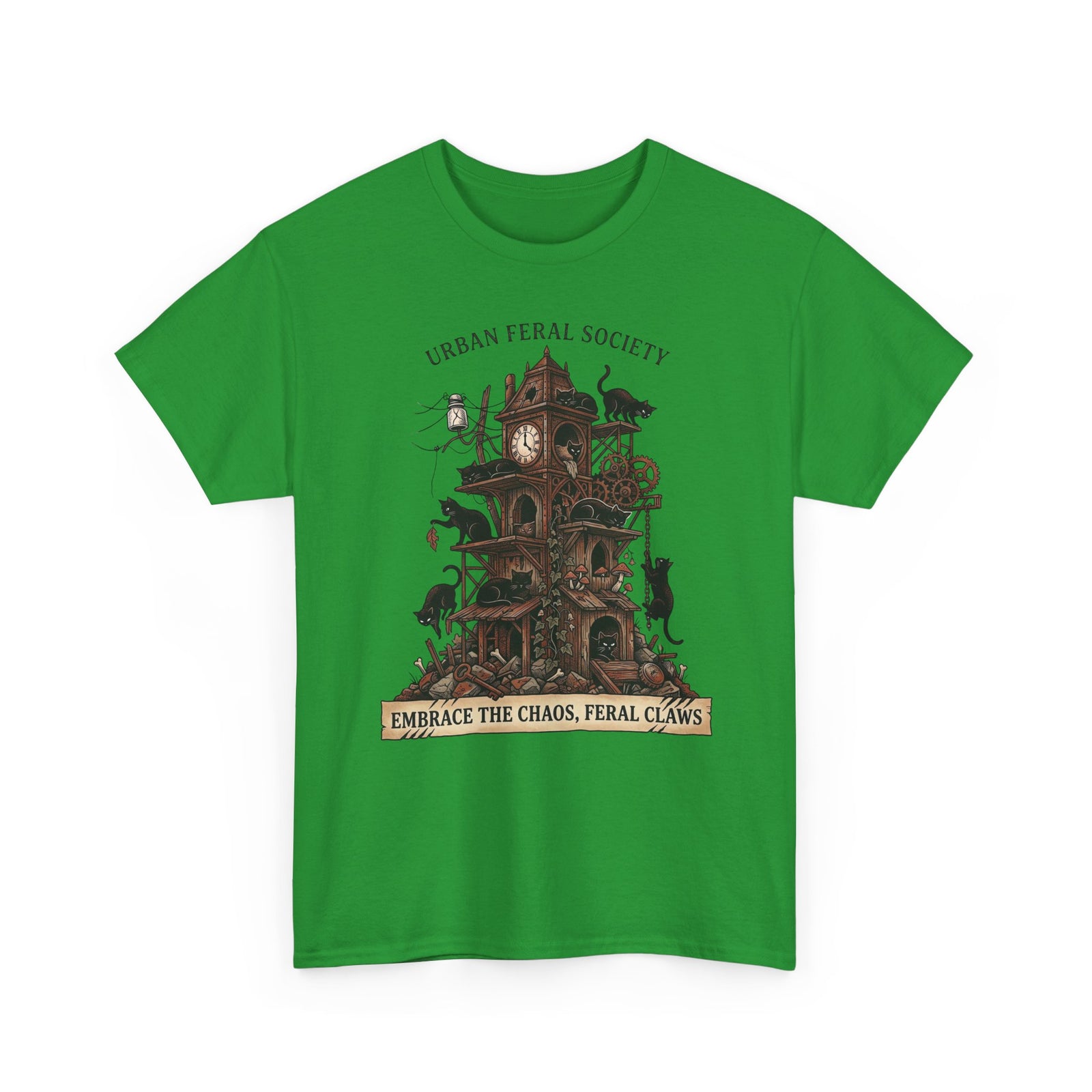 Black Cats Urban Feral Society T-Shirt