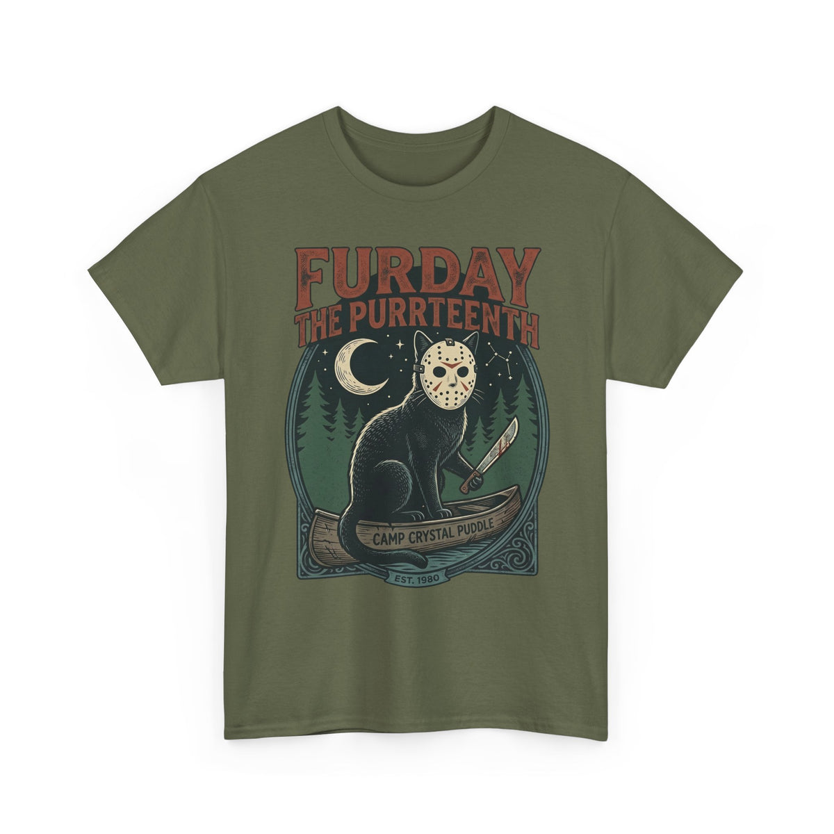 Horror Cat "Furday the Purrteenth" T-Shirt