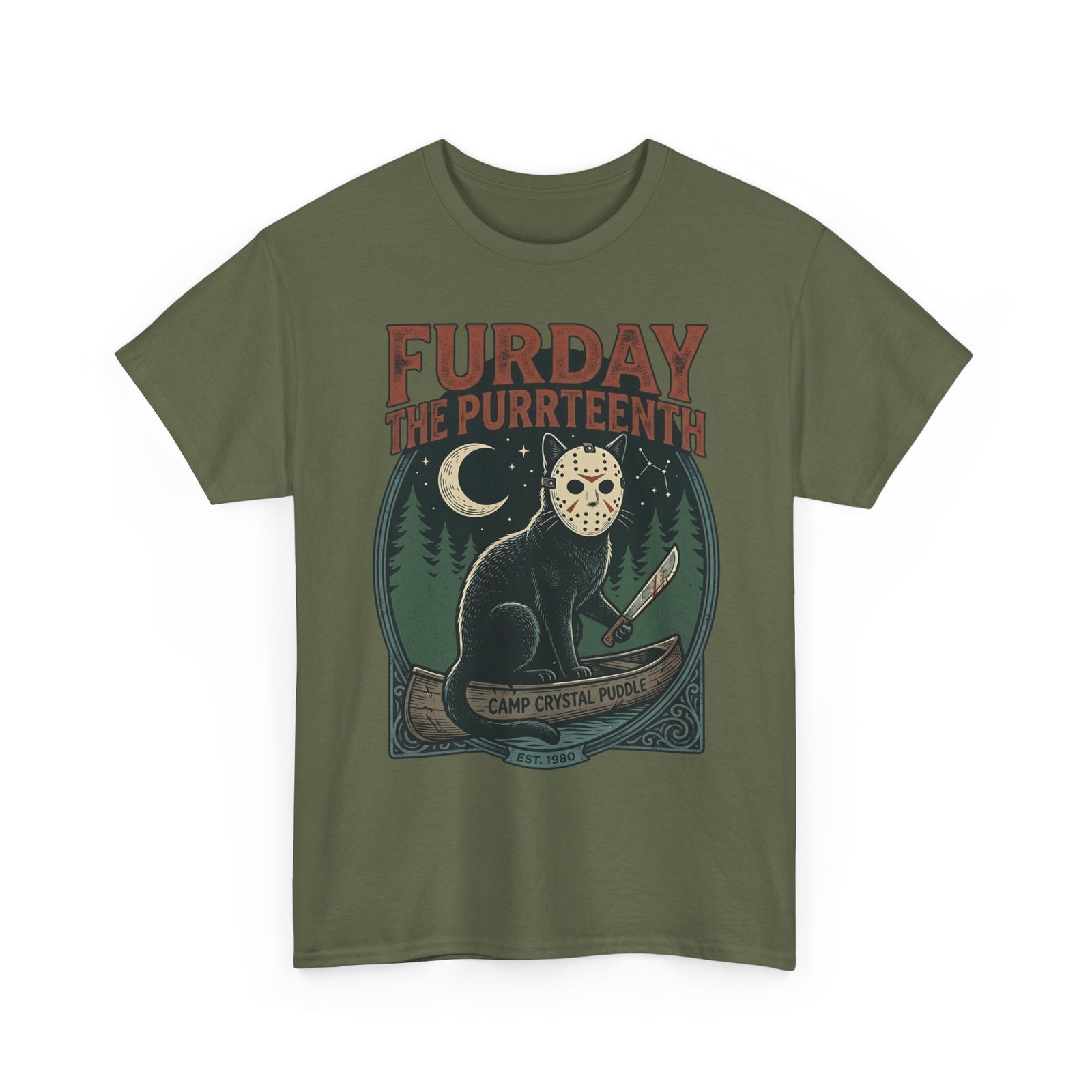 Horror Cat "Furday the Purrteenth" T-Shirt