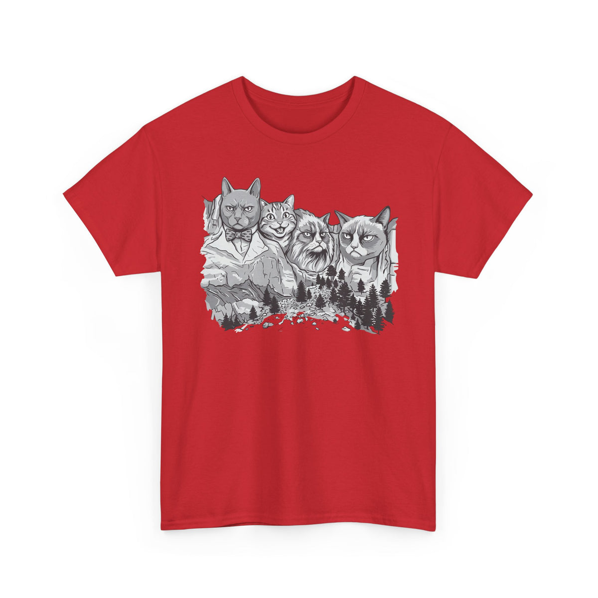 Rushmeow Graphic Tee — Cat Lover T-Shirt