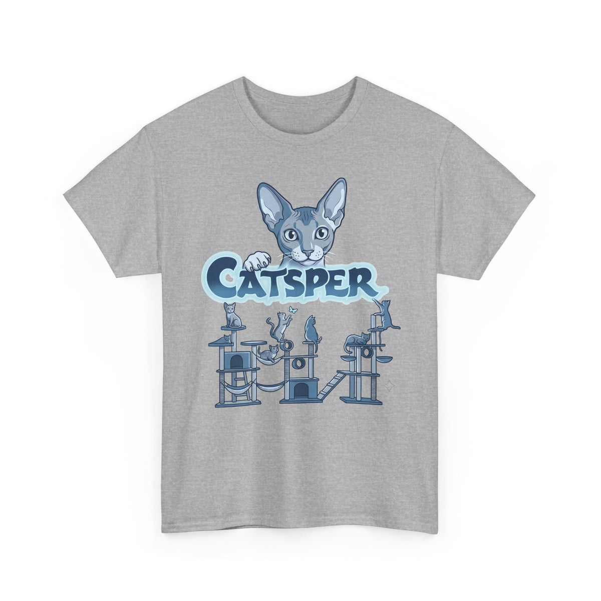 Cat Lab T‑Shirt — "CatspER" Retro Science Cat Tee