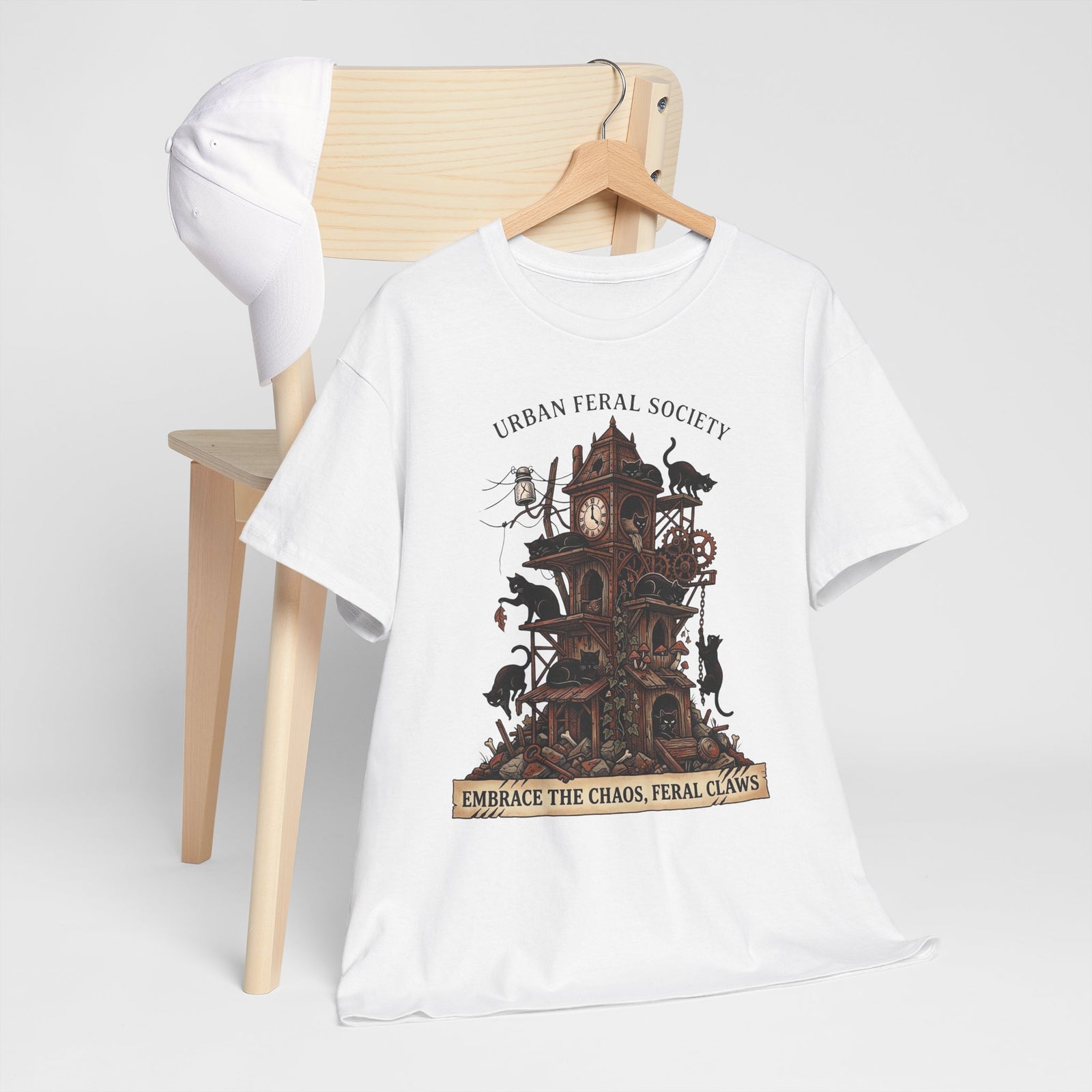 Black Cats Urban Feral Society T-Shirt