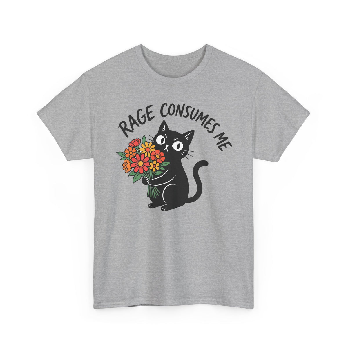 Rage Consumes Me Cat T-Shirt