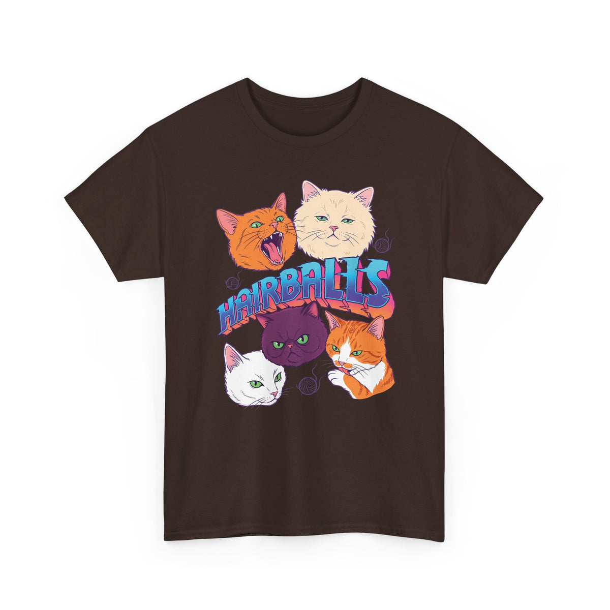 Cats Hairballs T-Shirt — Funny Cat Lover Tee
