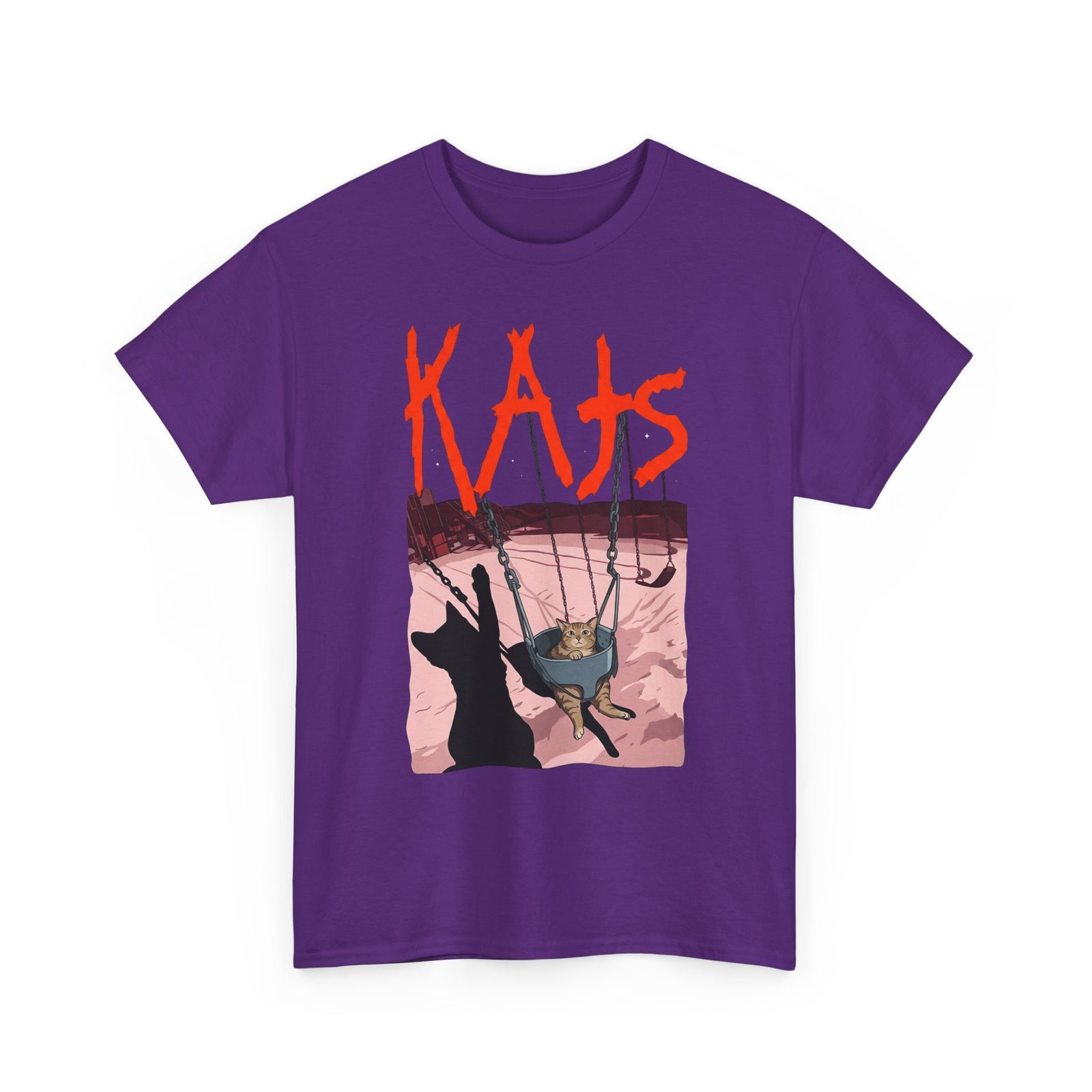 Rock Cat Band T-Shirt — Funny 'Kats' Album Parody Tee