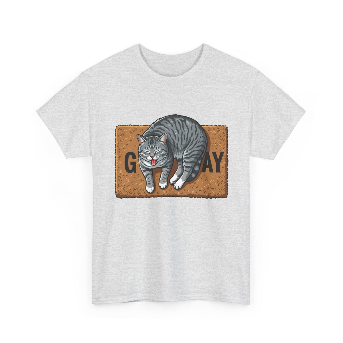 Copy of Basic Human Needs Orange Cat T-Shirt — Funny Sarcastic Tabby Tee