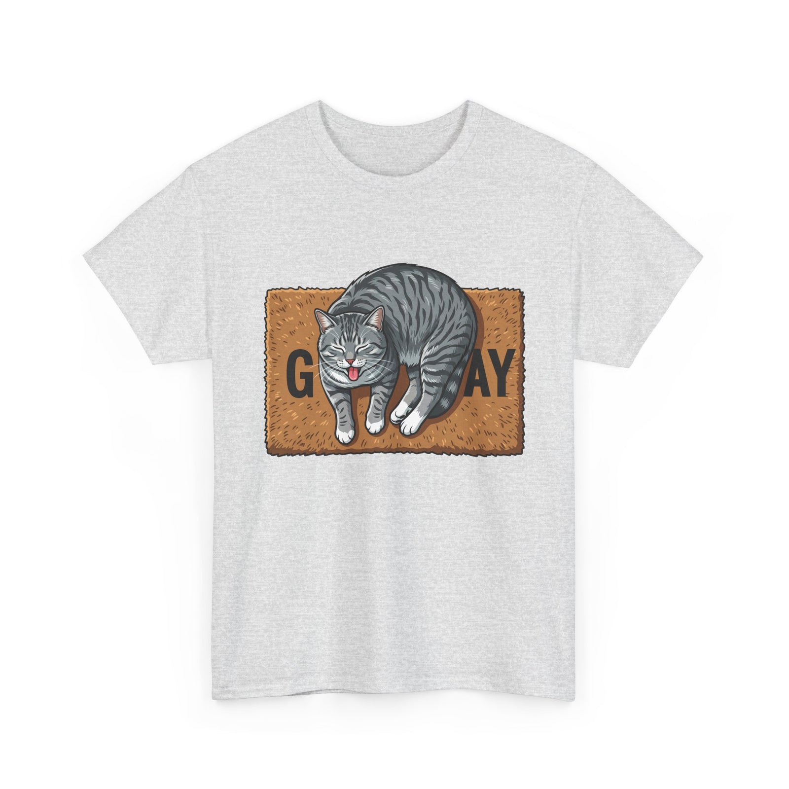 Copy of Basic Human Needs Orange Cat T-Shirt — Funny Sarcastic Tabby Tee