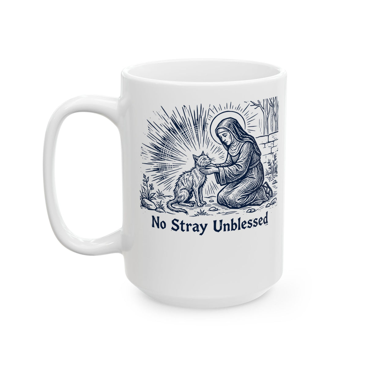 "Every Cat Is Blessed" Cat Ceramic Mug