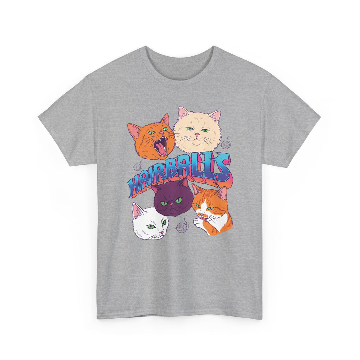 Cats Hairballs T-Shirt — Funny Cat Lover Tee