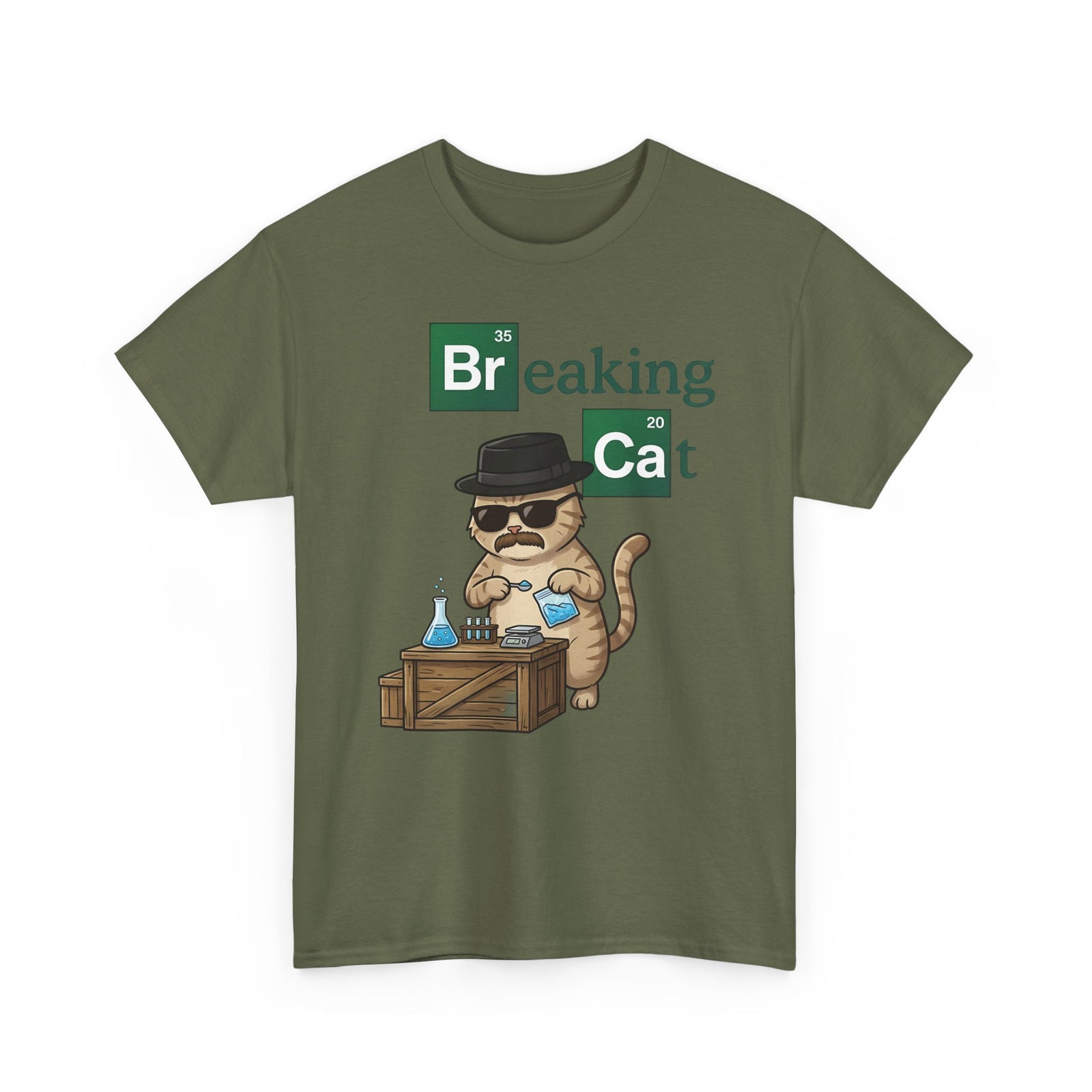 Breaking Cat T-Shirt — Funny Cat Graphic Tee