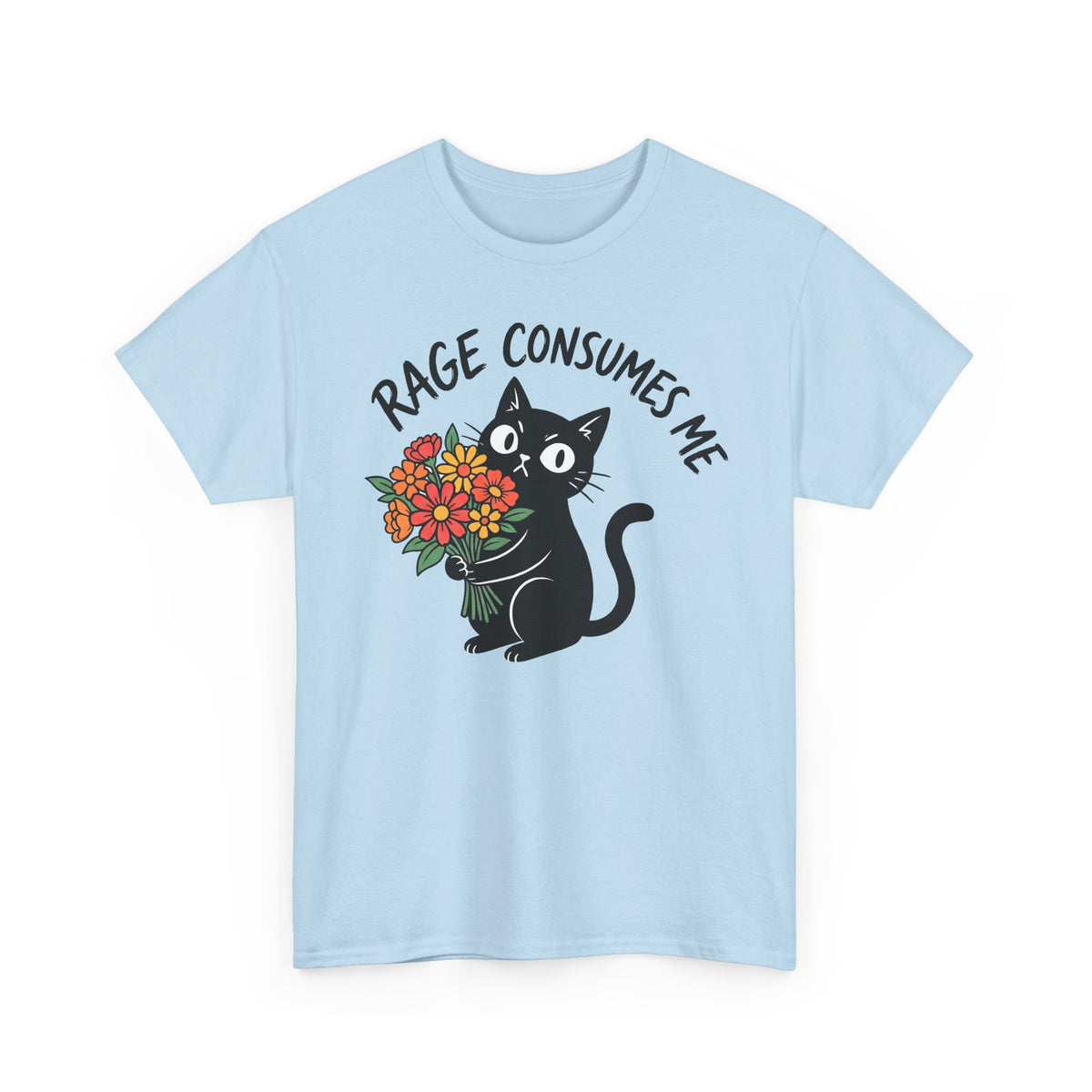 Rage Consumes Me Cat T-Shirt
