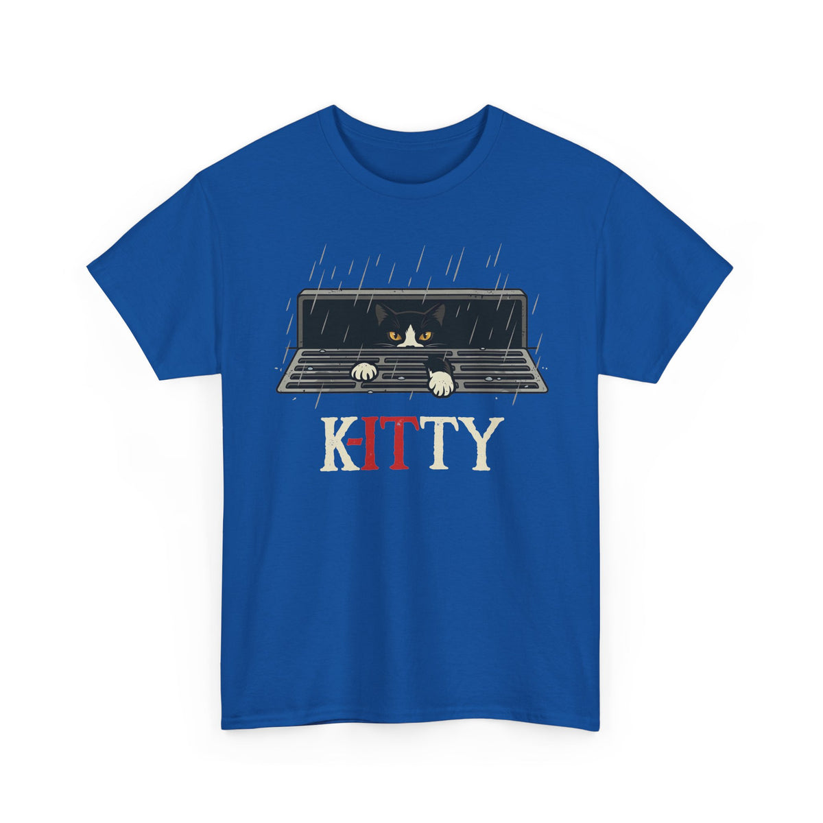Kitty Window Tee — Cute Rainy Cat Graphic T-Shirt