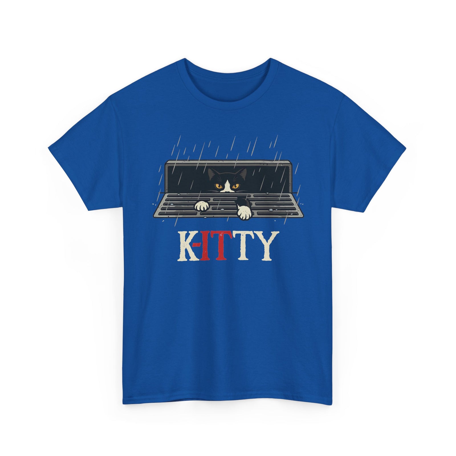 Kitty Window Tee — Cute Rainy Cat Graphic T-Shirt