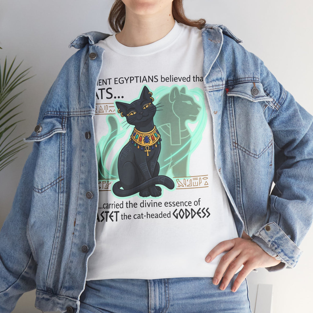 Ancient Egyptian Cat Tee — "Cats... carried the divine essence of Bastet"