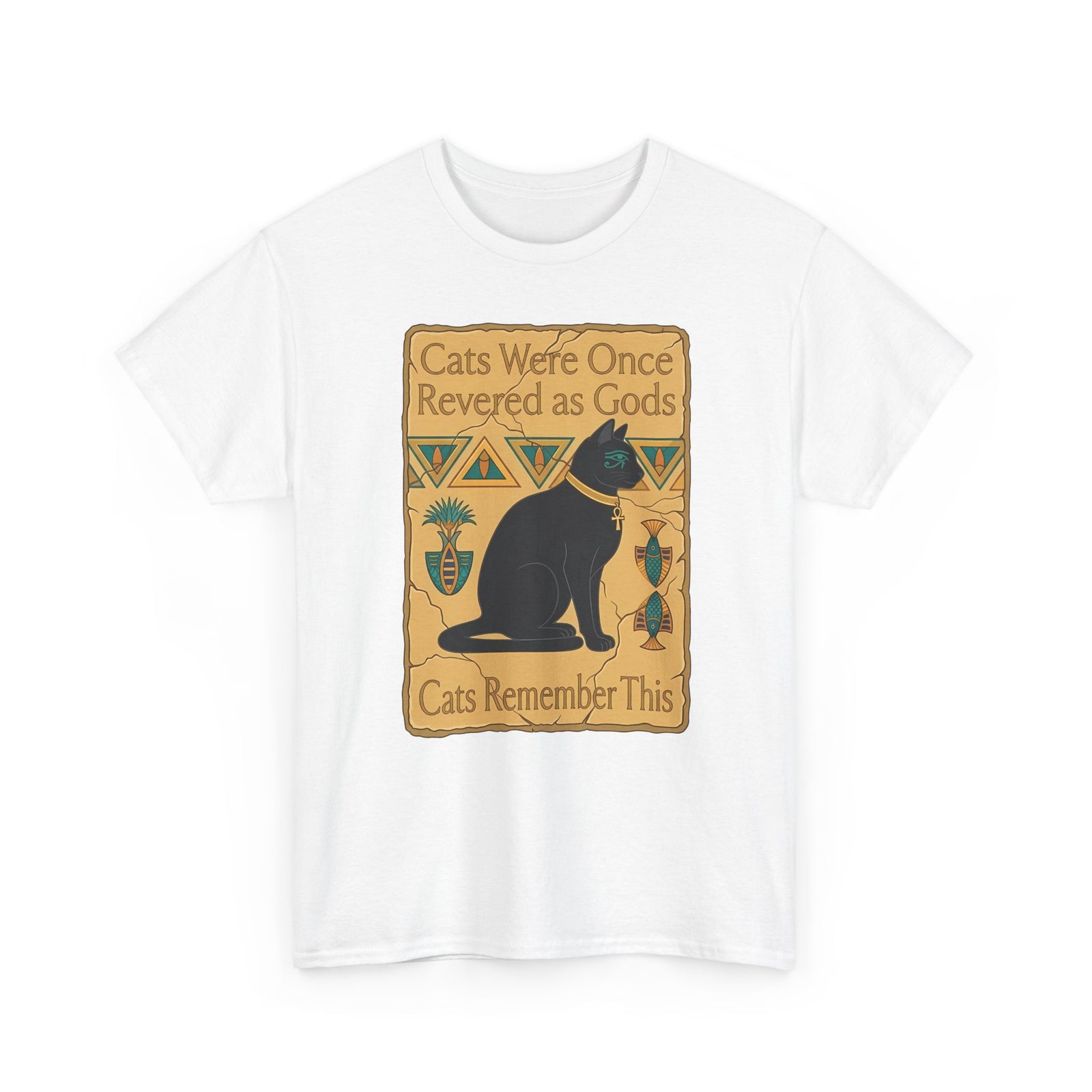Cats Were Once Revered As Gods Tee — Funny Cat Quote T-Shirt for Cat Lovers