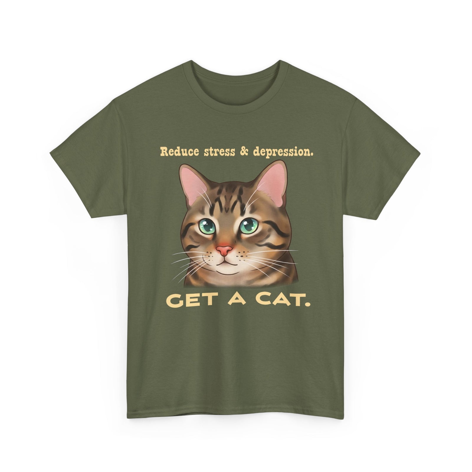 Get a Cat T-Shirt — Cute Cat Lover Tee