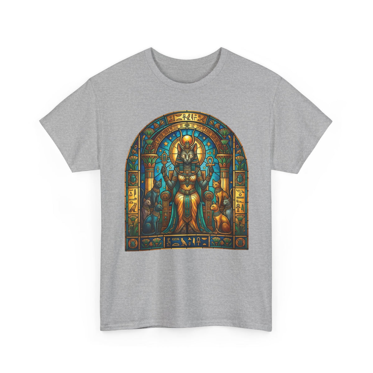 Bastet Goddess of Cats T-Shirt — Egyptian Cat Deity Tee