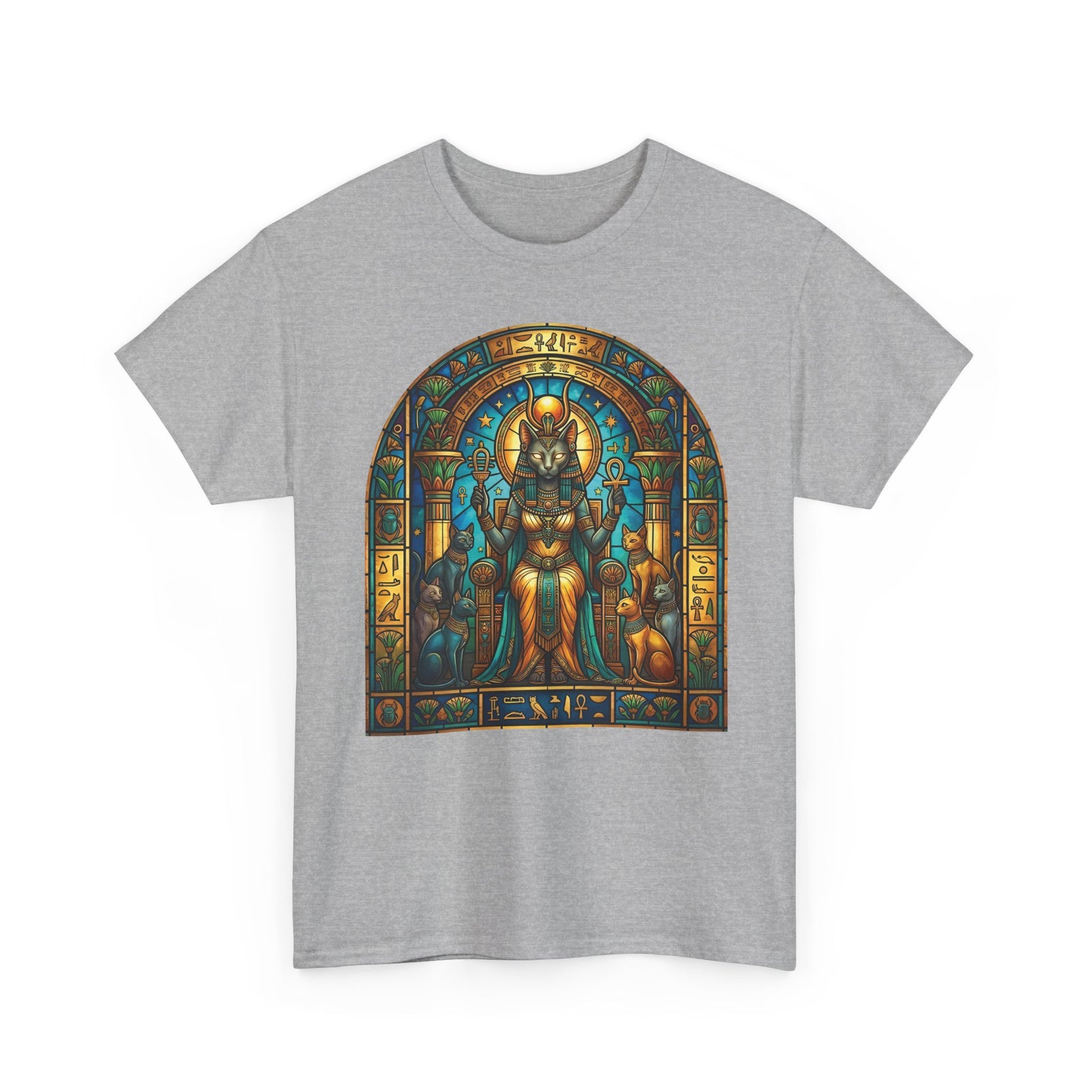 Bastet Goddess of Cats T-Shirt — Egyptian Cat Deity Tee