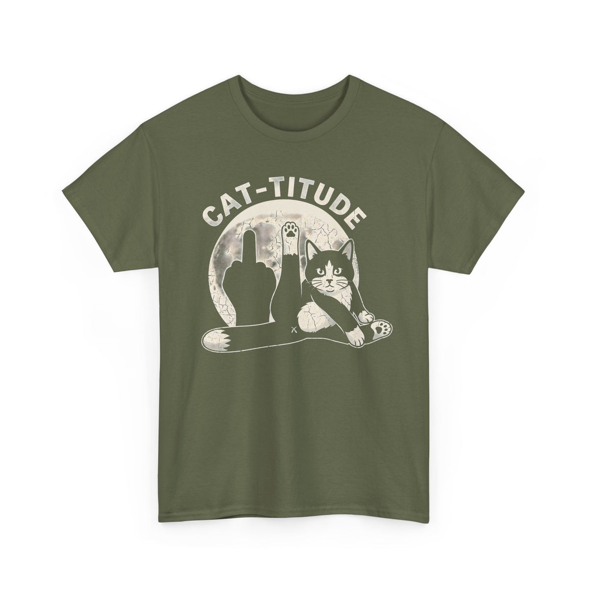 Cattitude T-Shirt — Funny Cat Attitude Tee
