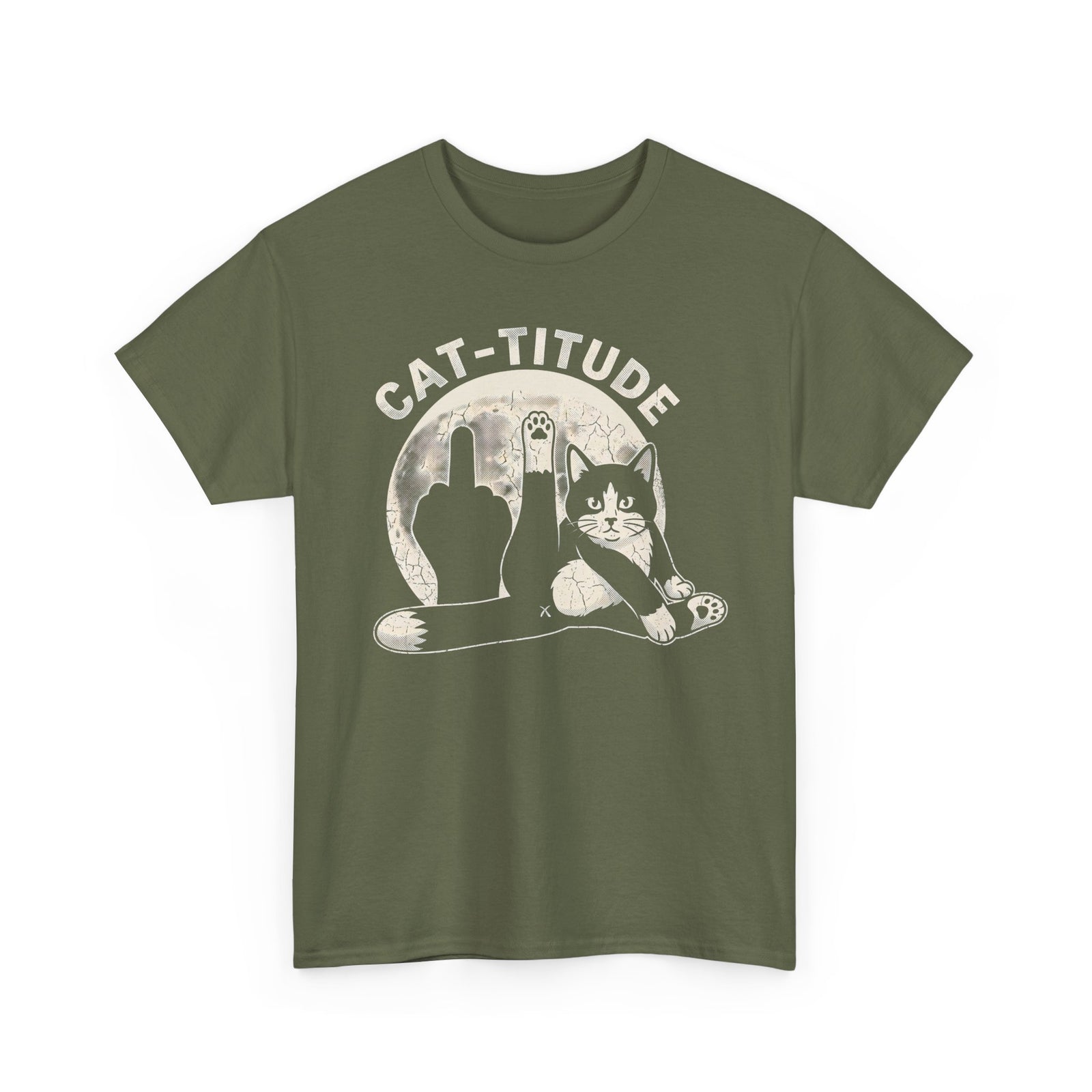 Cattitude T-Shirt — Funny Cat Attitude Tee