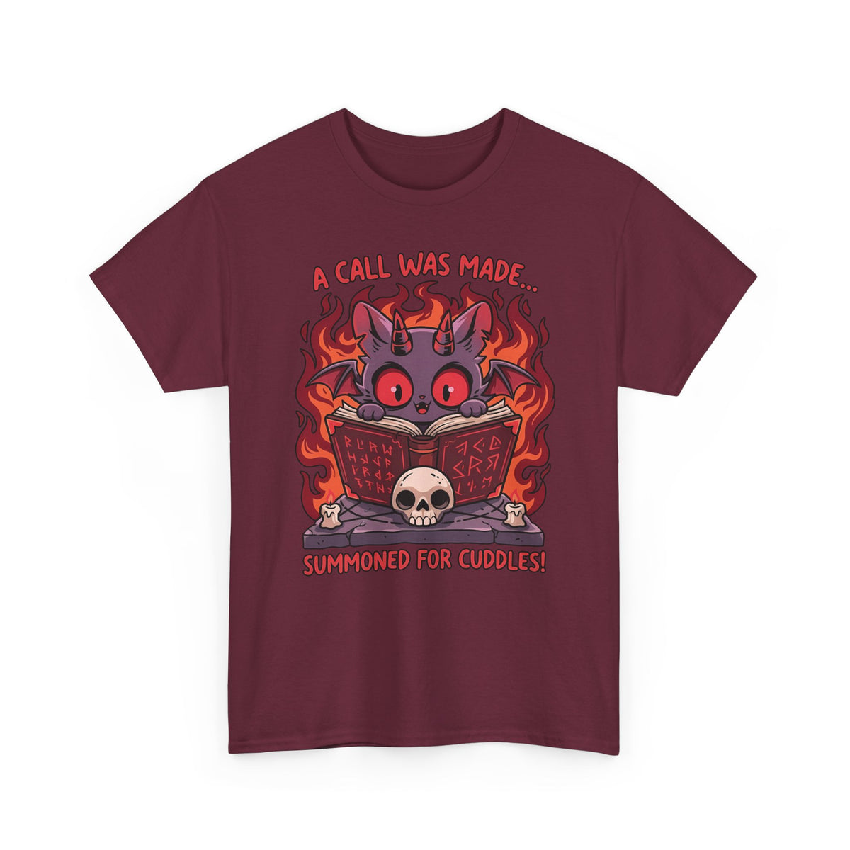 Summoned for Cuddles Cat T-Shirt — "A Call Was Made" Cute Cat Tee