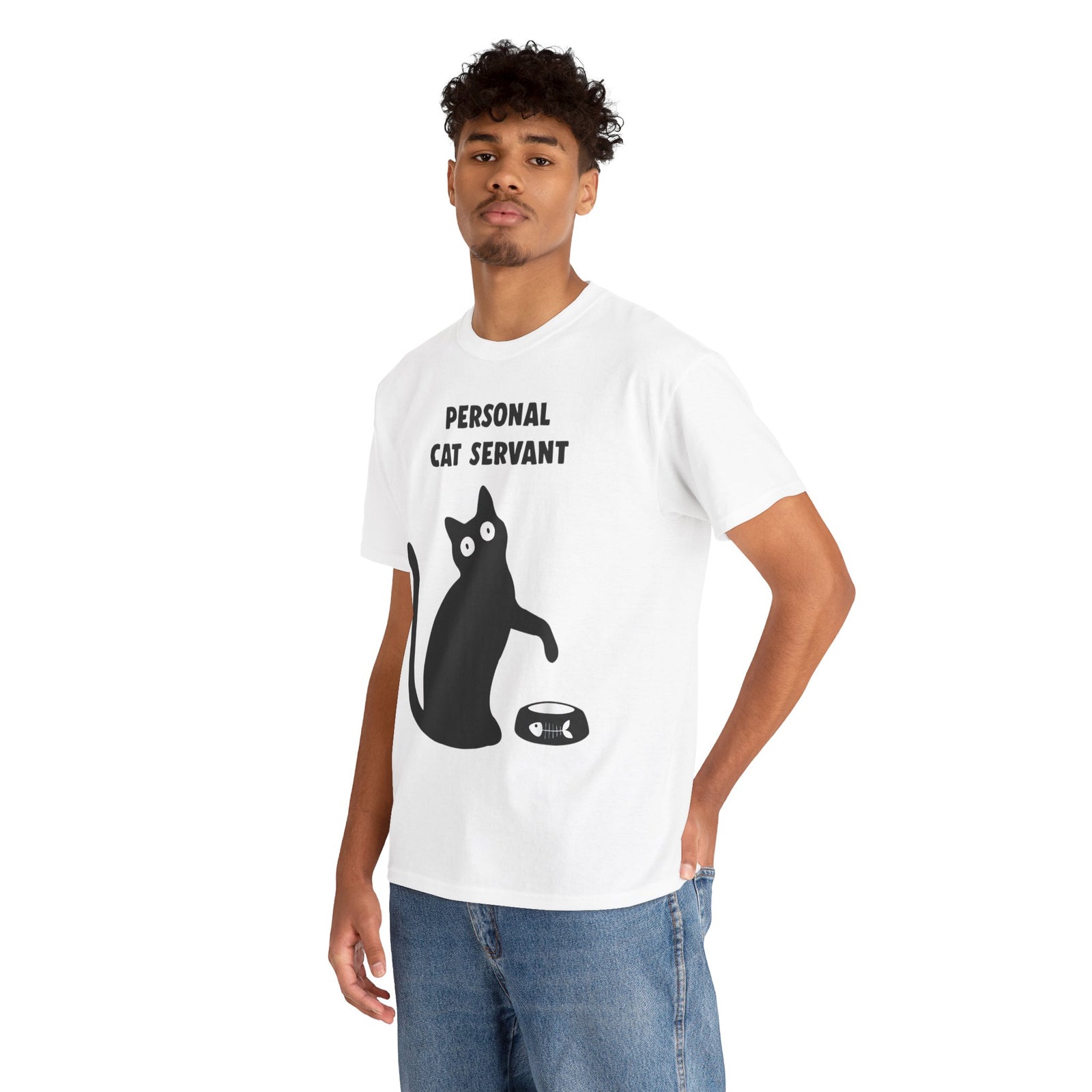 Personal Cat Servant T-Shirt — Funny Cat Tee