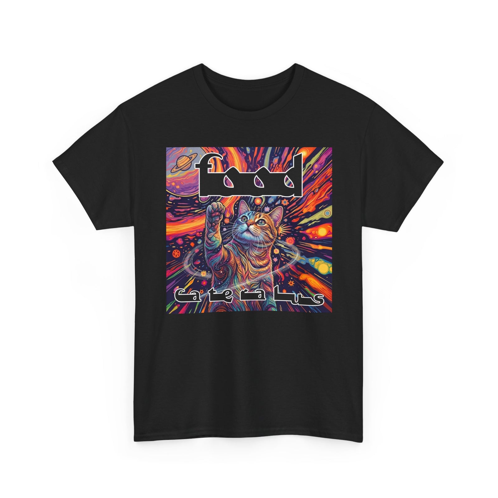 Funny Progressive Metal Cat T-Shirt — Progressive Metal Band Cat Graphic Tee