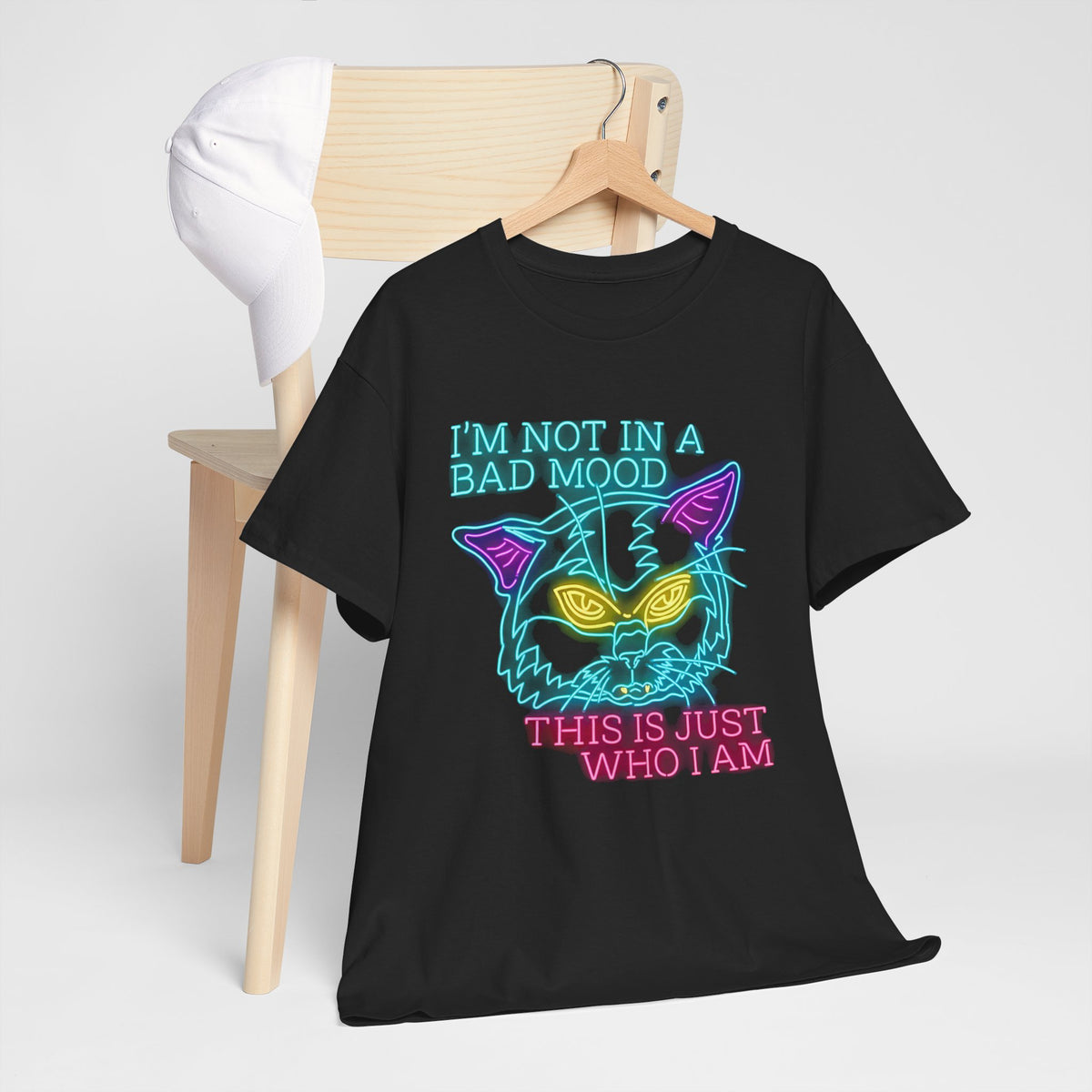 Bad Cat 'I'm Not In A Bad Mood' T-Shirt
