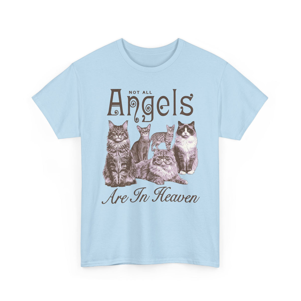 Not All Angels Are In Heaven T-Shirt — Cat Lovers Memorial Tee