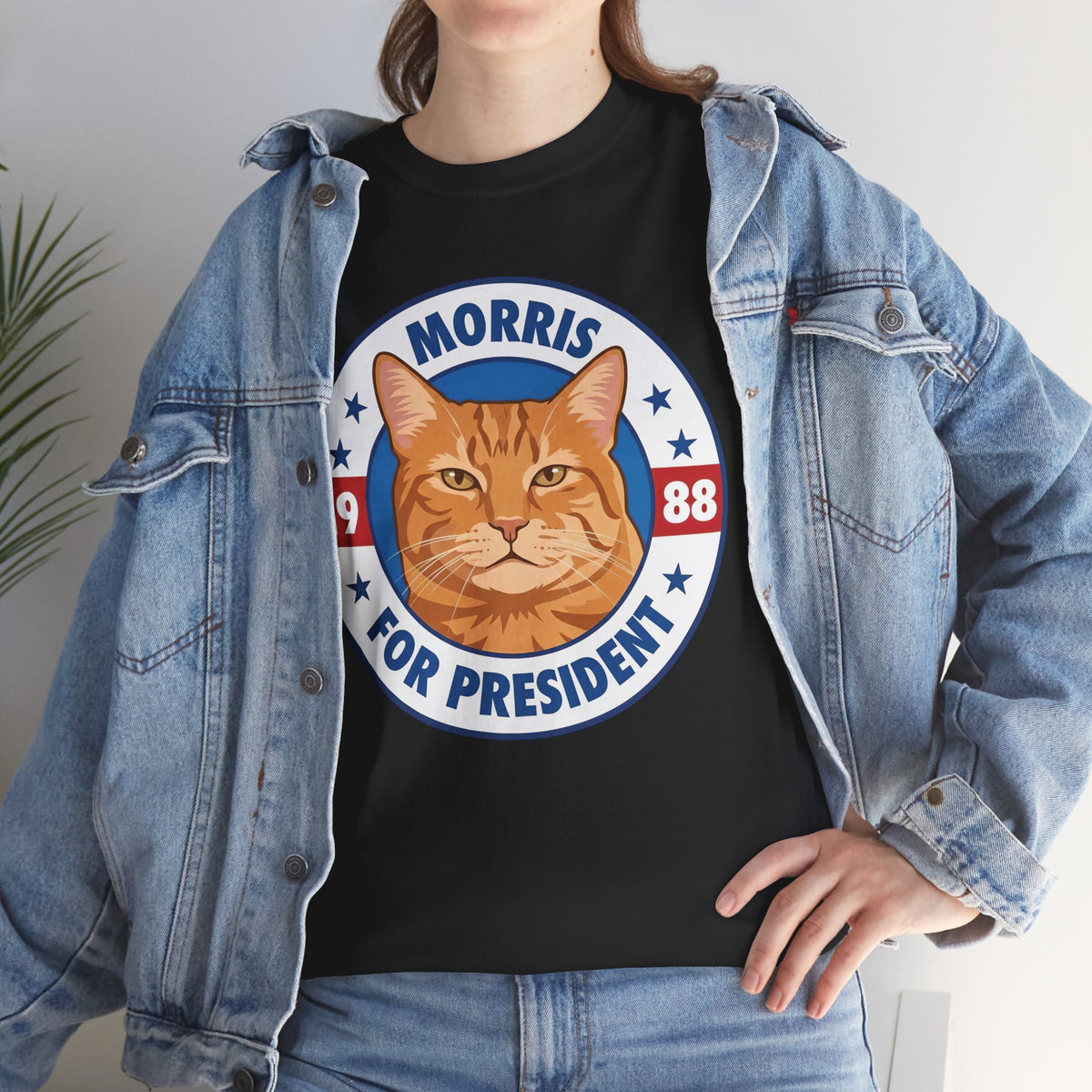 Cat For President 1988 T-Shirt Vintage Political Cat Tee