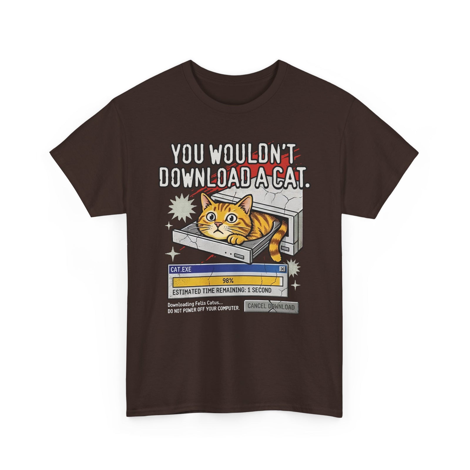 You Wouldn't Download A Cat Funny Cat T-Shirt