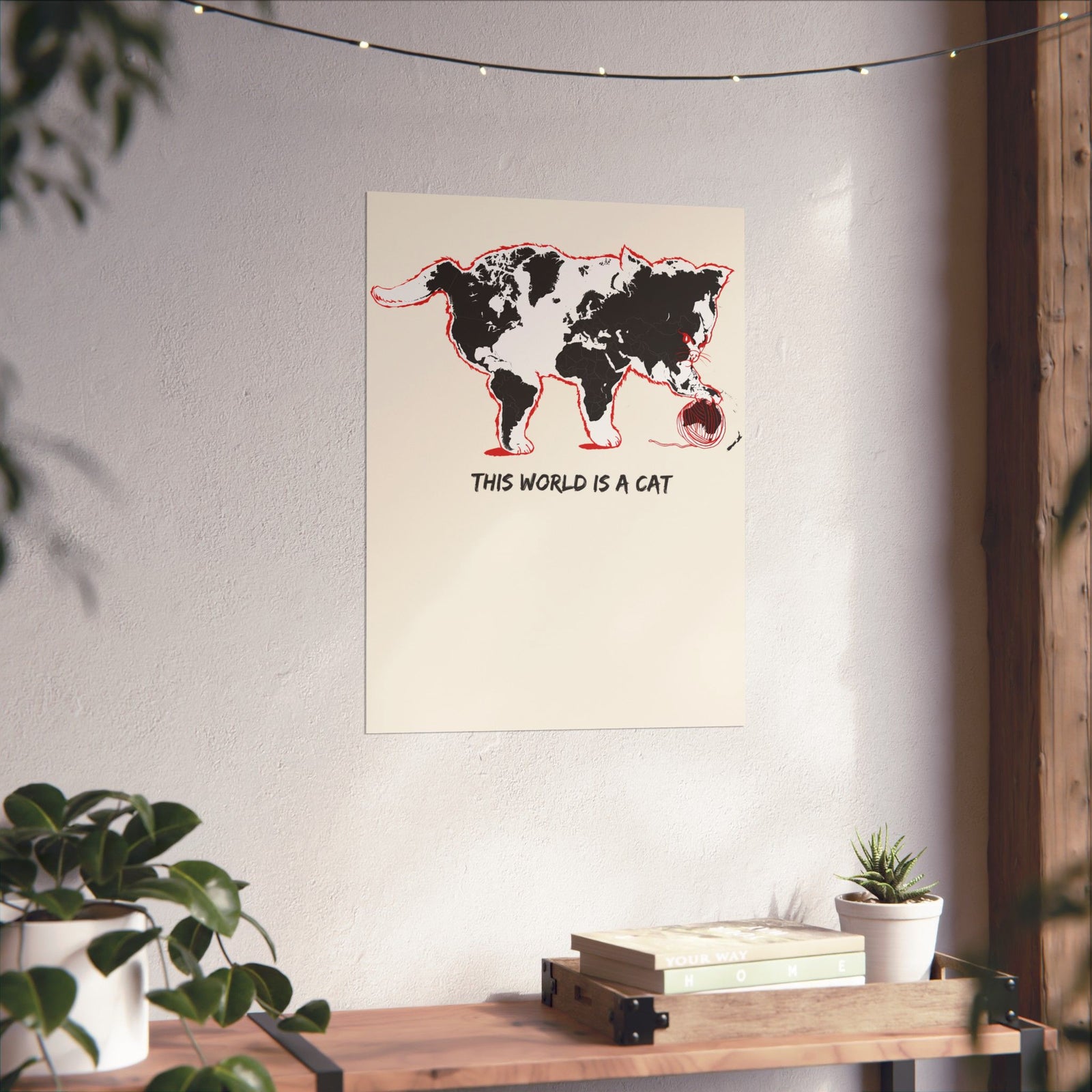 This World Is A Cat Poster
